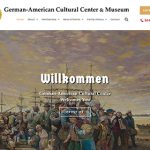 German American Cultural Center Website Screenshot