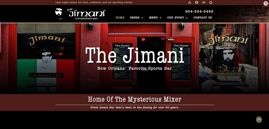 The Jimani Website Screenshot